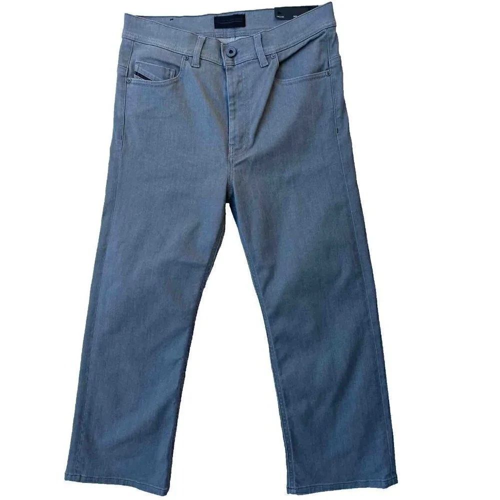 DIESEL Black Gold Women's Gray Type-1740 5 Pockets Crop Jeans Size 26 - Picture 14 of 15